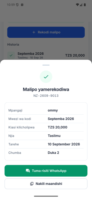 Risiti ya malipo